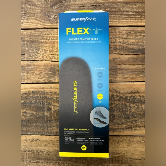 Superfeet Other - Superfeet Flex Thin Dynamic Comfort Insoles Inserts size B